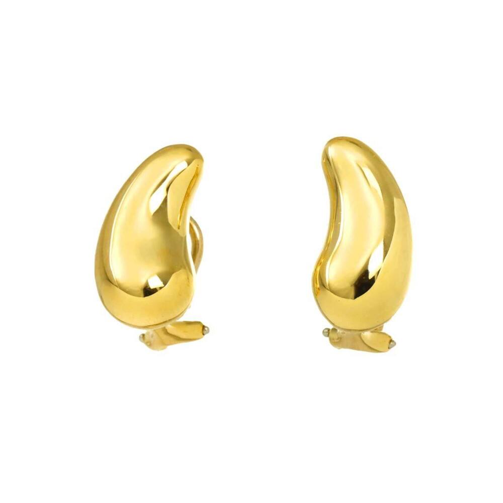 Tiffany & Co. Teardrop Earrings, 18K Yellow Gold (750), Clip-on Earrings